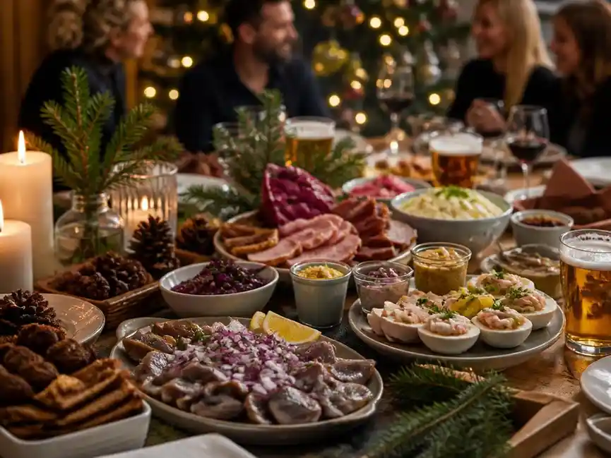 Planlægning af en vellykket julefrokost med venner og familie