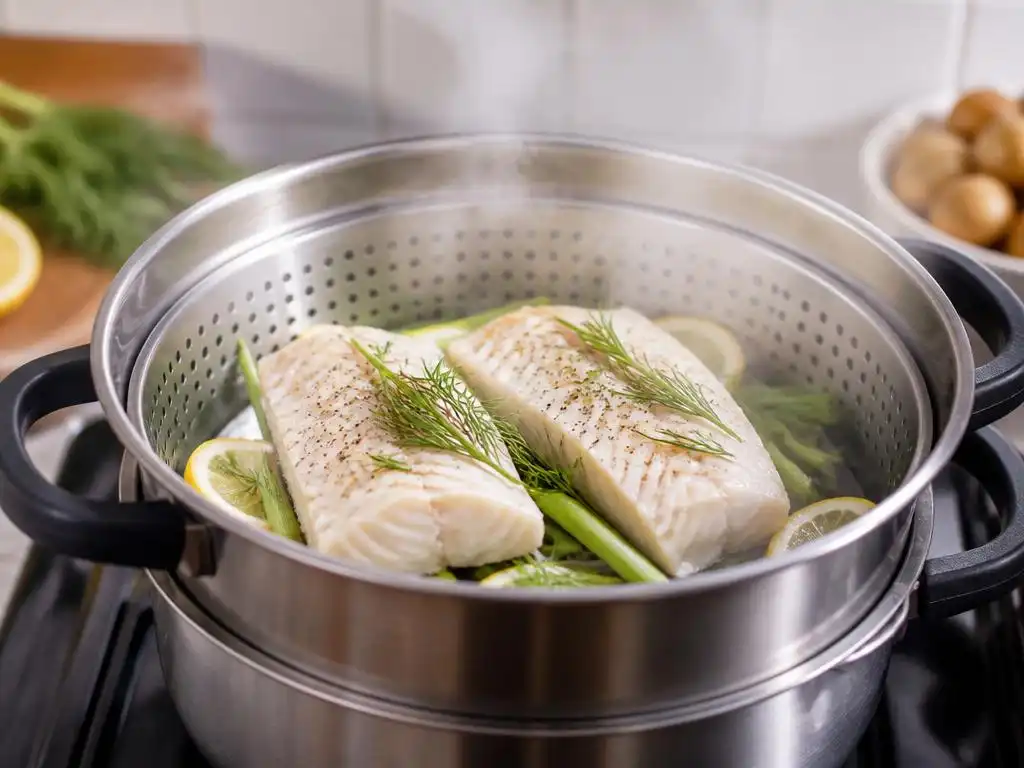 Sådan dampkoger du frisk fisk perfekt i din egen gryde